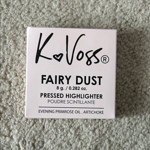 New K Voss Fairy Dust Pressed Highlighter - Light Pink Packaging
